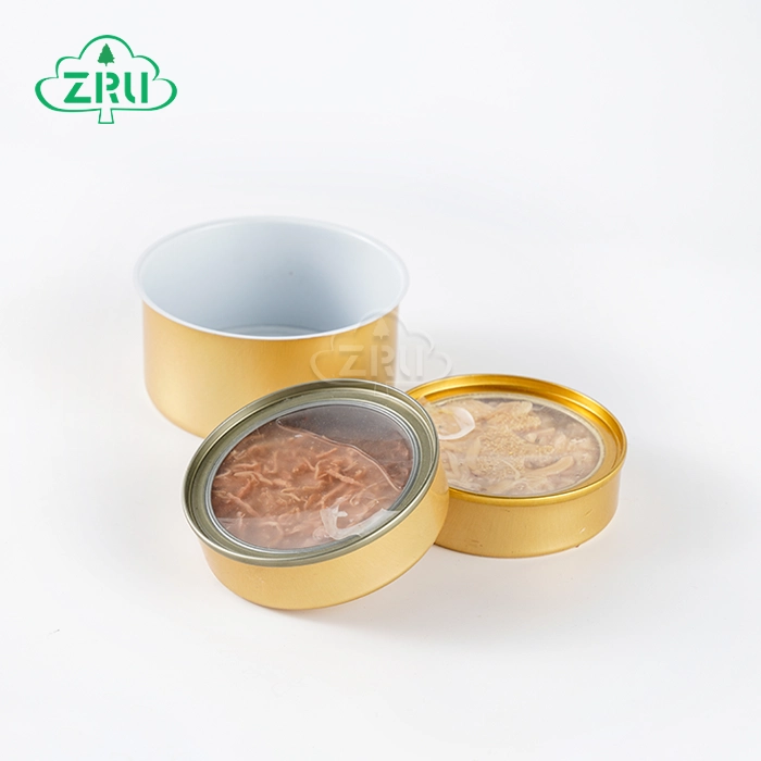 70g empty pet food can